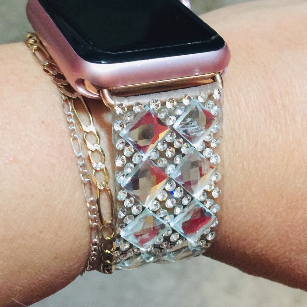 Custom Super bling BAND fits I-watch 38-42mm
